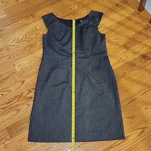 Mossimo dress 16 black herringbone cap sleeve